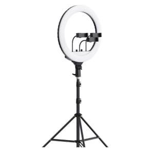 رینگ لایت بیوا مدل RL03 65W سایز 21 اینچ با سه پایه و 3 هولدر